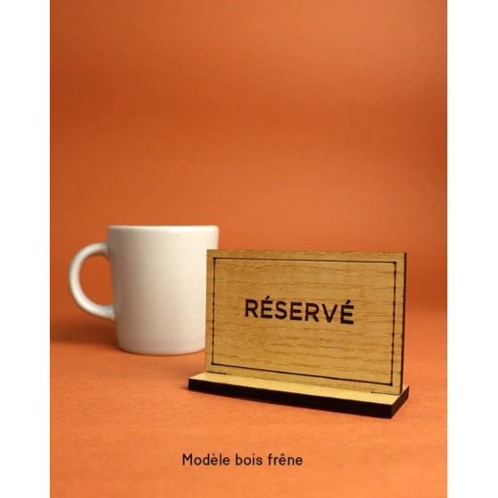 chevalet de table "réservé"