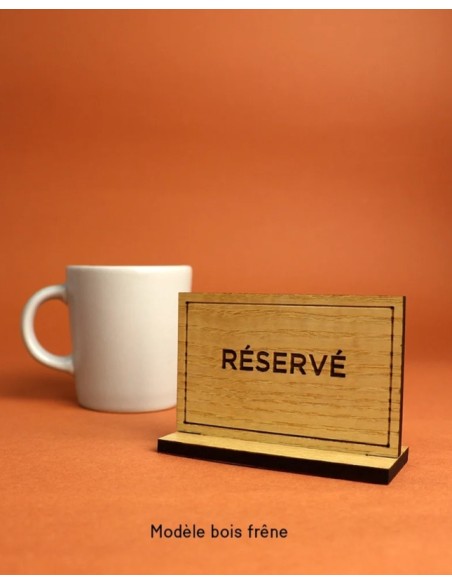 chevalet de table "réservé"