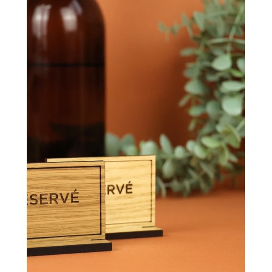 chevalet de table "réservé"