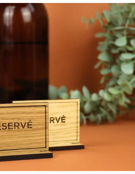 chevalet de table "réservé"