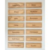 pack de 14 plaquettes en bois dédiée à nos régions viticoles