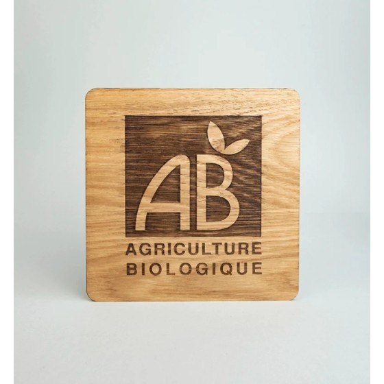 Panneau agriculture biologique en bois