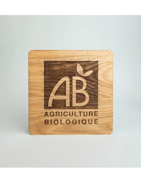 Panneau agriculture biologique en bois
