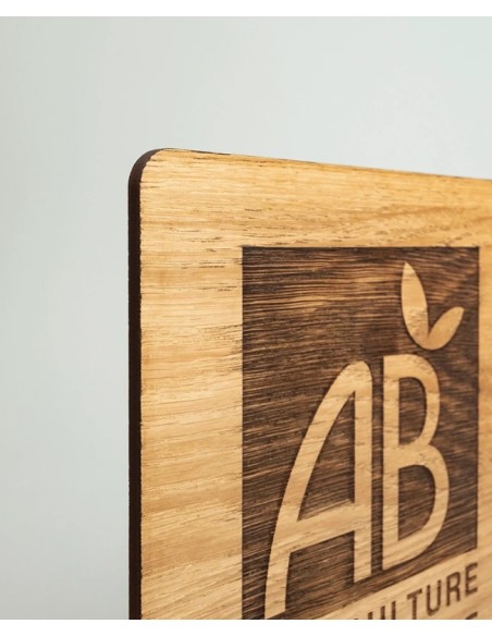 Panneau agriculture biologique en bois