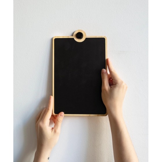 ardoise murale encadrée en bois