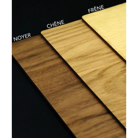 Porte Menu bois semi vissé