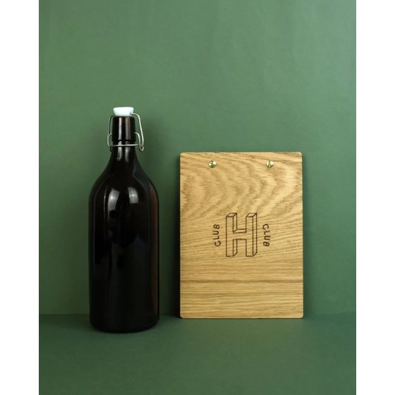 Porte Menu bois semi vissé