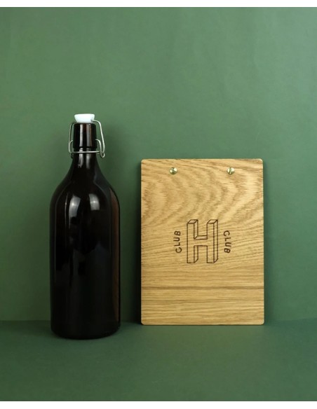 Porte Menu bois semi vissé