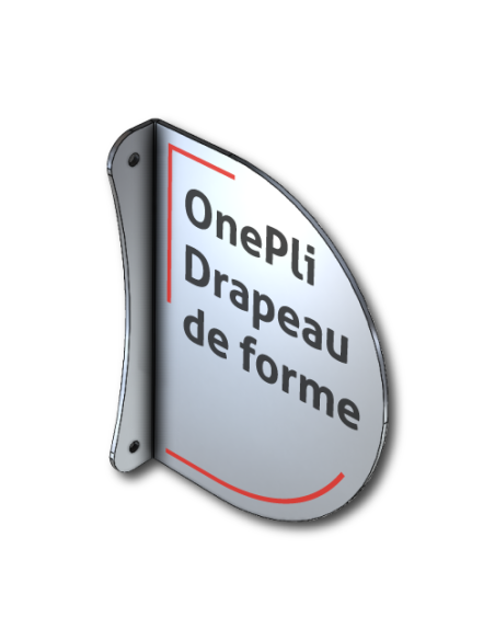 Enseigne Drapeau OnePli Rond