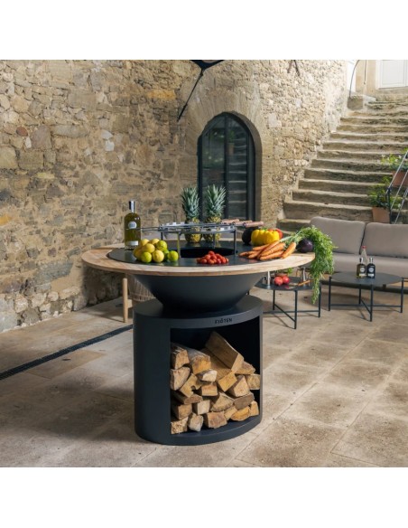 Equipez vos espaces avec le brasero Ellipse 15 personnes