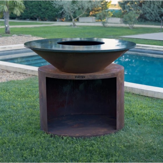 Equipez vos espaces avec le brasero Ellipse 40 personnes