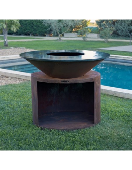 Equipez vos espaces avec le brasero Ellipse 40 personnes