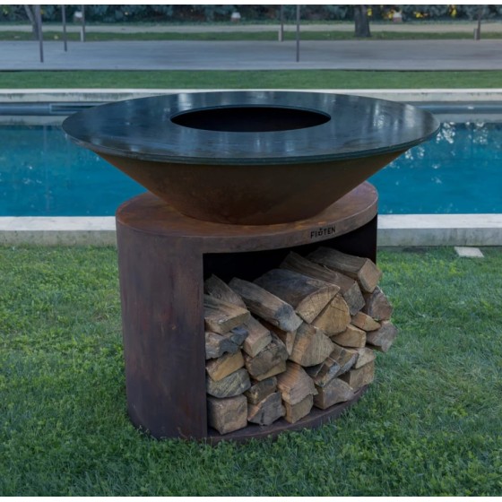 Equipez vos espaces avec le brasero Ellipse 40 personnes