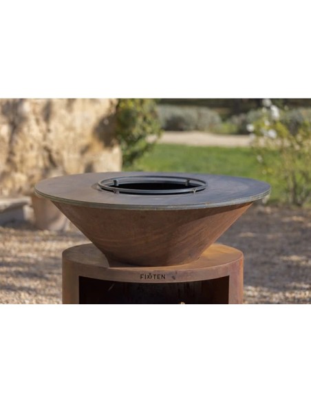 Equipez votre brasero avec le rebord acier spécifique