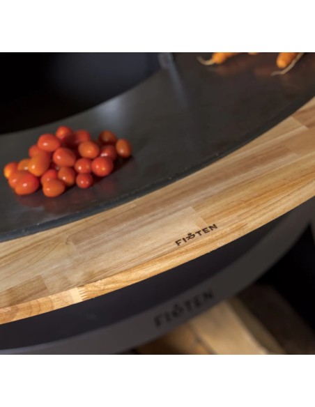 Tour en bois en hevea pour brasero