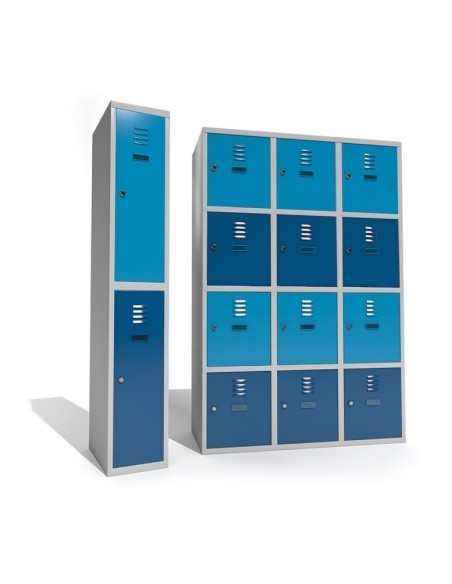 Armoire à casiers métalliques
